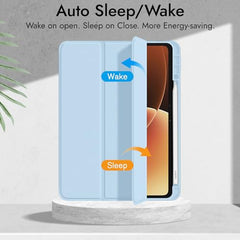 Robustrion Cover for Xiaomi Mi Pad 8/8 Pro/Xiaomi Pad 7/7 Pro 11.2 inch Cover Case with [Pencil Holder], Trifold Flip Case Cover for Xiaomi Pad 7/8 Cover [Auto Sleep Wake] - Black