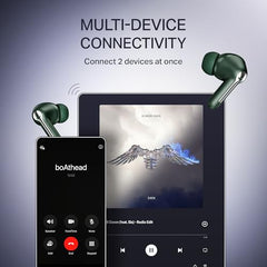 boAt Airdopes Prime 511, Volume Swipe Control, 50hrs Battery, 4Mics ENx, Multipoint Connection, App Support, Bluetooth Earbuds, TWS Ear Buds Wireless Earphones with mic (Active Black)