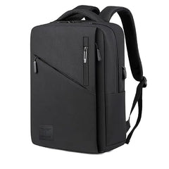 Impulse Empower Elite Laptop Backpack for Men & Women | 25L Polyester School & College Bag | USB Charging Port | Padded Laptop Sleeve | Multiple Pockets with Bottle Holder | Black