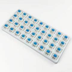 Zjmehty Gateron G Pro3.0 White Switches for Mechanical Keyboard,3-Pin 38gf Linear/Pre-Lubed/Pin-Enhanced Switches(108pcs,White,3-Pin)