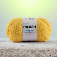 HILUSH Hobby,Wool Yarn dk Acrylic Hand Knitting Yarn Ball (100g/1 Ball),Suitable for Craft amigurumi Shade 001 (Sky Blue)