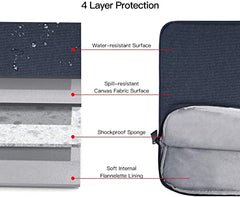 Dynotrek Elite 17.3 inch Laptop Sleeve Case, (Denim Grey)