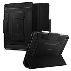 Spigen Flip case for iPad Air 11 inch M4 (2026), iPad Air 11 inch M3/M2 (2025-2024), 10.9 inch 5th/4th Gen (2022/2020), Trifold, Pencil Holder, Full Cover(Liquid Air Folio) - Black