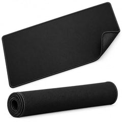Storite 900x400x2mm Extended Gaming Mouse Pad, Desk Mat, Black | Stitched Embroidery Edges, Water Resistance Coating, Natural Non Slippery Rubber Base, For Laptop/Computer