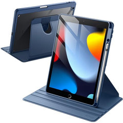 JETech 360° Rotating Case for iPad 9th/8th/7th Gen 10.2", Black