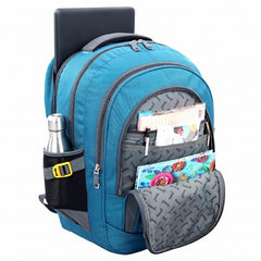 ROZEN 46 cms School Bag Class 5-12 Large 4 partition Laptop Collage Office Travel Backpack Unisex (GREY)