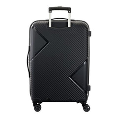 Kamiliant by American Tourister ATHER | Printed Trolley Bag Set of 3 (55+68+79 cms) for Travel|Hard Case Polypropylene (PP) Suitcase|360° 8-Wheel Spinner Luggage Trolley|Combination Lock | Black