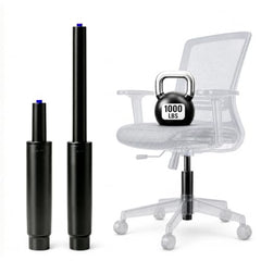 MySit 5.5" Alloy Steel Gas Lift Cylinder Replacement for Office Chairs, Heavy Duty 450lbs, Black