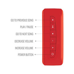 Carvaan Saregama Mini 2.0 Telugu- Music Player with Bluetooth/FM/AM/AUX (Sunset Red)