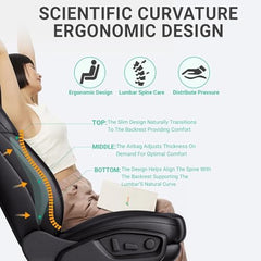 Grin Health Mini Back Support Cushion for Lumbar Support & Back Pain Relief, Backrest for Car Seat, Lower Back Cushion for Office Chair, Driving, Travel Backrest Pillow