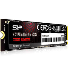 SP Silicon Power UD9X 500GB NVMe PCIe 4.0 M.2 2280 SSD, Up to 5000MB/s, 3D NAND, Gen4x4 Internal Solid State Drive for PC, Laptop, Desktop (SP500GBP44UD9005IN)