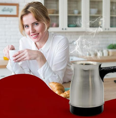 ARROM Elegant Electric Turkish Coffee Maker, 600ml Stainless Steel Kettle, Tea, Cofee, Milk, Melted Butter, Water Boiler with Power Switch, Cofee Maker Pot