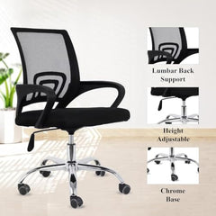 Casa Haus Italia Premium Leatherette Office Chair for Work | Boss Chair, Ergonomic Executive, Luxurious Cushioned Arms & Seat, 2 Point Back Massager, Heavy Duty Metal Base (Burgundy)