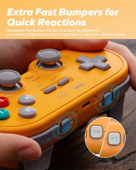 8bitdo Pro 3 Bluetooth Controller with TMR Joysticks, Interchangeable ABXY Buttons, Pro Backbuttons, Charging Station, Hall Effect Triggers for Switch/Switch 2, Windows, Apple, SteamOS, Android