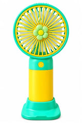Funstars Mini Portable Hand Fan USB Type-C Rechargeable(Green)
