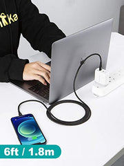CableCreation Lightning to USB Data Sync Cable [MFi Certified] 0.5 FT