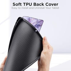 Robustrion Case Cover for iPad Air 11 inch Cover M4 / M3 / M2 / iPad Air 5th Generation Cover/iPad Air 4th Generation with [Pencil Holder] for iPad Air 11 inch M4 M3 M2 /Air 4 5 10.9" - Black