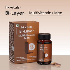 hk vitals Bi-Layer Multivitamin Plus Men + Women, 2 x 30 Tablets