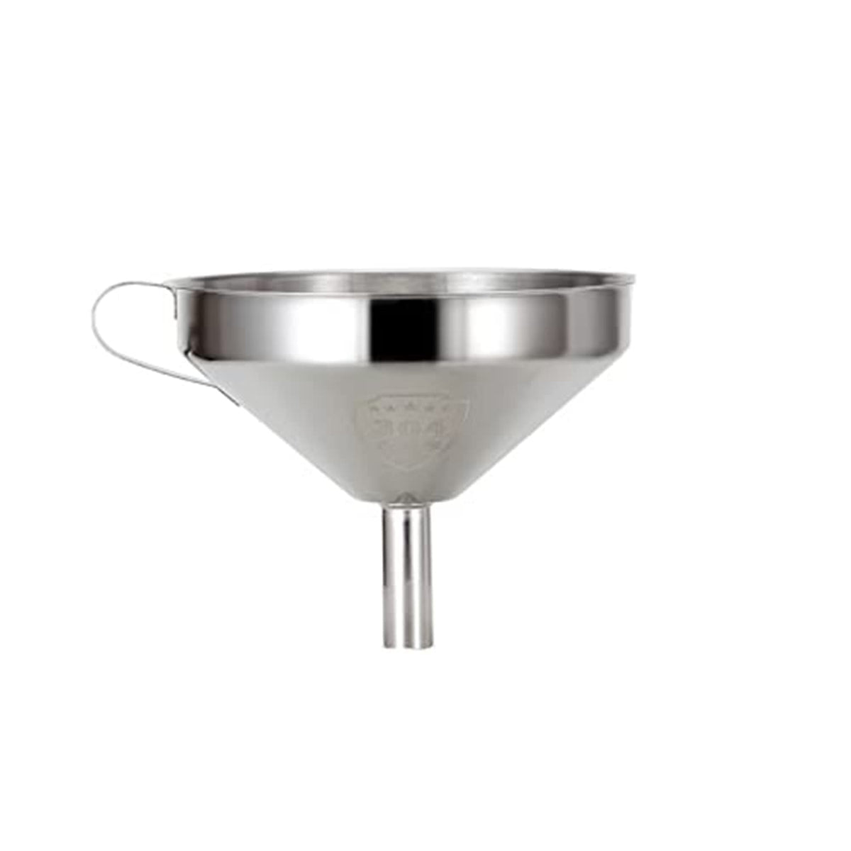 SYGA Liquid Funnel Stainless Steel 15cm Kitchen Funnel with Removal Strainer Food Filter Strainer for Transferring Liquids, Fluid, Small Dry Ingredients Oil, Making Jam- Silver
