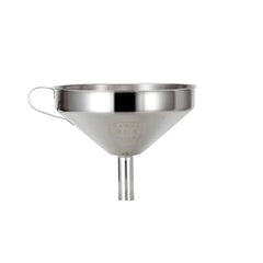 SYGA Liquid Funnel Stainless Steel 15cm Kitchen Funnel with Removal Strainer Food Filter Strainer for Transferring Liquids, Fluid, Small Dry Ingredients Oil, Making Jam- Silver