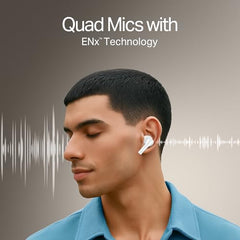 boAt Airdopes 141 Gen 2, 4 Mics ENx Tech, 48 Hrs Playback, Free Music Streaming, Fast Charge, Low Latency, IPX4, v5.4 Bluetooth Earbuds, TWS Ear Buds Wireless Earphones with mic (Active White)