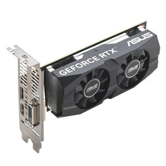ASUS Dual NVIDIA Geforce RTX 3050 6GB OC Edition Gaming Graphics Card-pci_e_x16 4.0, 6GB GDDR6 Memory, HDMI 2.1, Displayport 1.4A, 2-Slot Design, Axial-Tech Fan Design, 0Db Technology, Steel Bracket