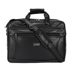 Hard Craft Vegan Leather Office Laptop Messenger and Shoulder Side Sling Hand Bag For Men Corporate Executive Briefcase Bag For Man Supports Laptop Upto 15.6 inches