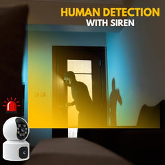 Maizic Smarthome Mini Fox 5MP UHD Wi-Fi Indoor CCTV Camera for Home with Color Night Vision, Motion Tracking, Two Way Talk and Multi Users View