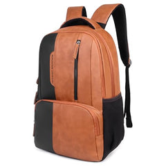 HOT SHOT BAGS VINTAGE SERIES 1396 32L FAUX LEATHER WATER RESISTANT Trolly sleeve LAPTOP BACKPACK|MEN & WOMEN | OFFICE BACKPACK | COLLEGE BACKPACK