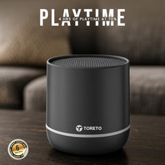 Toreto Wave Mini 8W Portable Bluetooth Speaker with Selfie Remote