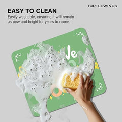 TURTLEWINGS | Mousepad |Aesthetic Strawberry Mousepad – 22x18 cm, 3mm Thick | Abstract Design Non-Slip Rubber Base | Office, Study & Gaming Use | Premium Smooth Surface 2 (Design 08)