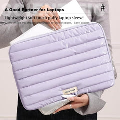 House of Quirk Laptop Sleeve Bag 13-14 Inch | Fashion Waterproof Soft Laptop Sleeve Case for Women & Girls | Lightweight Protective Computer Bag for Office, School & Travel (Purple)