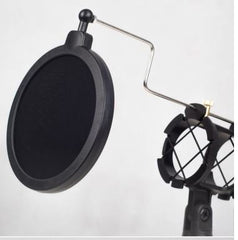 Syga Mic Plug & Play with Tripod Stand & Pop Filter for iMac PC Laptop Desktop Windows Computer