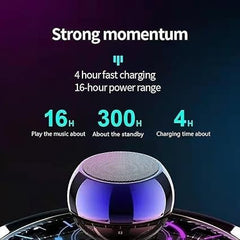 PerfX M21VP Portable Bluetooth Speaker 10W – Thunder Bass, Inbuilt Disco Lights, Wireless Speaker for Party & Outdoor (Disco Light 10 W Bluetooth Speaker, Green)