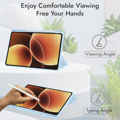 Robustrion Cover for Xiaomi Mi Pad 8/8 Pro/Xiaomi Pad 7/7 Pro 11.2 inch Cover Case with [Pencil Holder], Trifold Flip Case Cover for Xiaomi Pad 7/8 Cover [Auto Sleep Wake] - Black