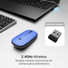 Zebronics Fusion Wireless Mouse, 1200 DPI, Magnetic Swappable Shells, 3 Buttons, USB Nano Receiver, Lightweight, Power Saving Mode, High Precision