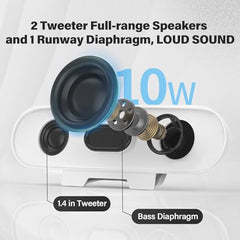 Computer Speakers for Desktop PC, USB Monitor Speakers for Mac Windows