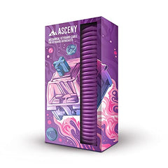 ASCENY Coiled & Double-Sleeved Mechanical Keyboard Cable, for Type-C Mechanical Keyboards (Pink)