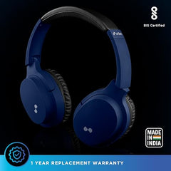 URBN Thump 550 Bluetooth 5.4 Wireless On Ear Headphone | HD Sound | Deep Bass | in-Built Mic | Type-C Charging | Foldable | Aux | Micro SD Card | 1 Year Replacement Warranty (Camo)