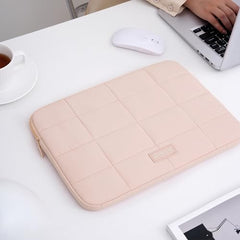 Linpr Puffy Laptop Sleeve 15-16 Inch, Laptop Carrying Case, Matte Blue