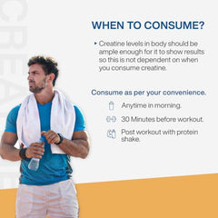MyFitFuel Micronized Creatine Monohydrate (200 Mesh - Easily Absorbed by Body) | 400 gm, (Natural)