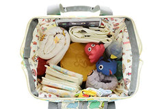 SYGA Diaper Bag Mother Bag Multi-Function Nappy Backpack Bag Organizer for Travel Diaper Bag (Pink Cat)