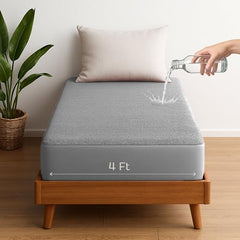 Vastrora 100% Waterproof Mattress Protector Queen Size 5x6 Ft | 60x72 in | Pee & Urine Proof Mattress Cover | Elastic All-Around | Terry Cotton Fitted Bed Cover | Noiseless, Breathable Bed Protector
