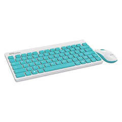 Portronics Key2 Combo Wireless Keyboard and Mouse Set,with 2.4 GHz USB Receiver,Silent Keystrokes,1200 DPI Optical Tracking,Compact Design,Multimedia Keys for PC,Laptop & USB Supported Devices(Grey)