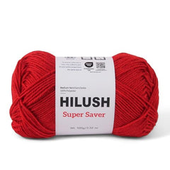 HILUSH Supersaver,Poly Yarn Supersoft Hand Knitting Wool Ball,(1 Ball/100 Gram Each)Ball Suitable For Craft,Crochet,Amigurumi,Embroidery,Toys,Garments,Flowers And Hobby Projects,2 Fine,Shade No(Black)