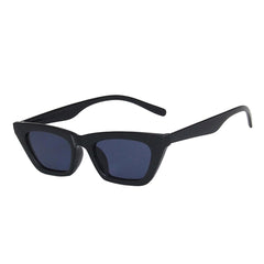 SYGA Square Frame Glasses For Women's Trendy Retro Sunglasses (Black)
