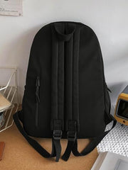 Half Moon Midnight Anti-Theft Laptop College Bag | 2 compartments, bottle holder, organizer, school bag for boys and girls, college bag for women and men, office bag, travel bag man (Dark Black)