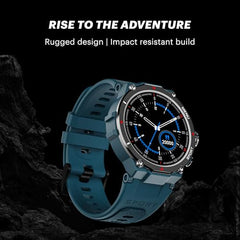 Noise Endeavour 2 (Smartchoice) Rugged Smart Watch – 1.46″ AMOLED Display, Built-in GPS, ABC Sensors, Up to 7-Day Battery, 5ATM Water Resistance, AI, Strava Integration, for iOS & Android (Jet Black)