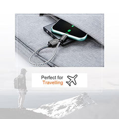 CableCreation Lightning to USB Data Sync Cable [MFi Certified] 0.5 FT