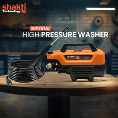 Shakti Technology Imperial High Pressure Car Washer Machine 2200 Watts, Pressure 140 Bar, 8L/Min Flow Rate and 8 Meter Hose Pipe with Adjustable Pressure Control Feature